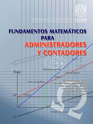 cover image of Fundamentos matemáticos para administradores y contadores